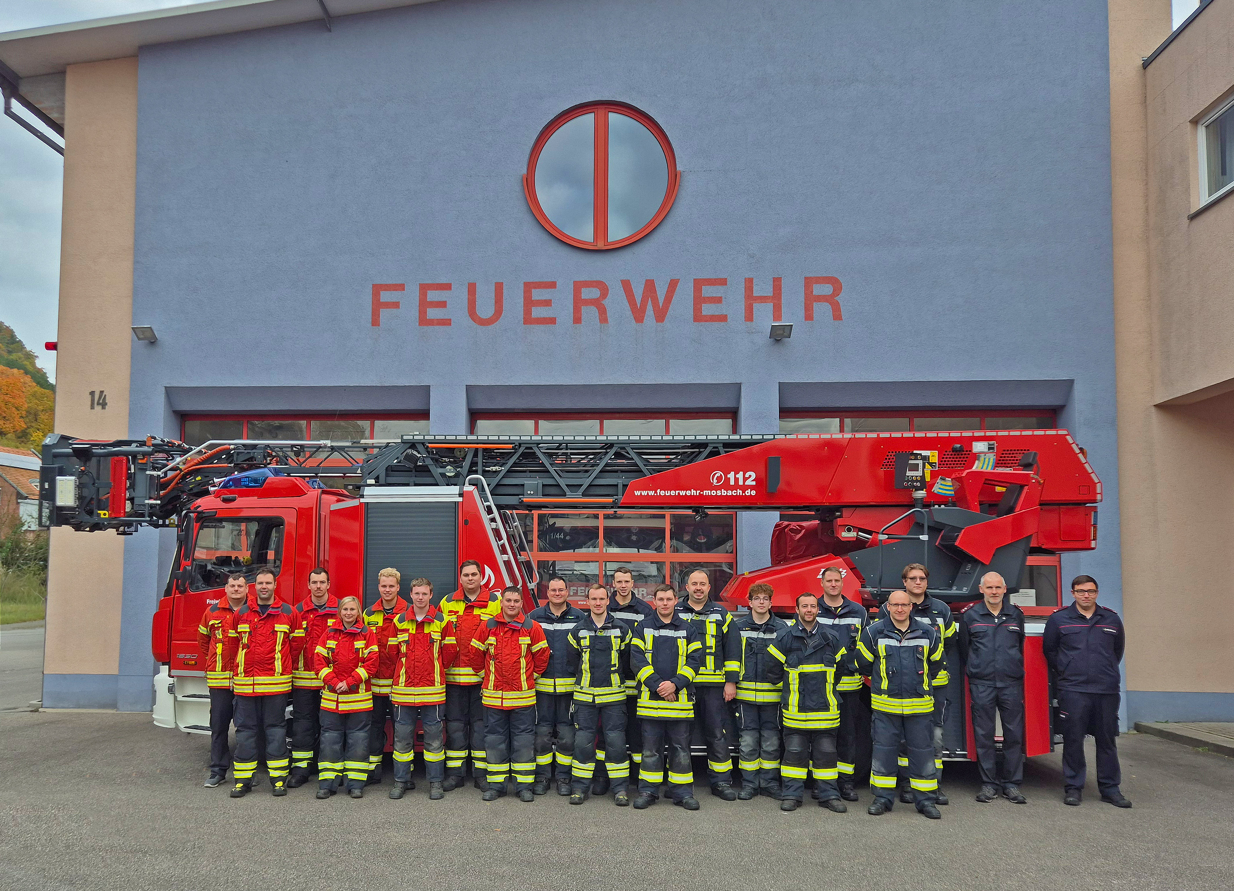 Gruppenbild Feuerwehrleute